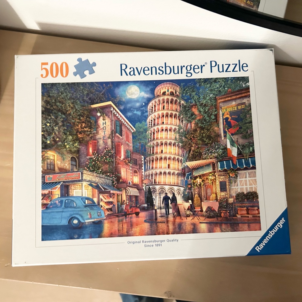 Ravensburger Evening in Pisa 500-Piece Jigsaw Puzzle